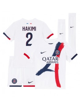 Detské Futbalové oblečenie Paris Saint-Germain Achraf Hakimi #2 2024-25 Krátky Rukáv - Preč (+ trenírky)